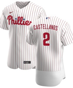 Philadelphia Phillies Nick Castellanos 2 Mlb White Home Jersey Gift For Phillies Fans - Robokeg