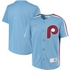 Philadelphia Phillies Road Cooperstown Collection Team Jersey - Light Blue Mlb - Robokeg