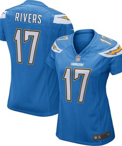 Philip Rivers Los Angeles Chargers Nike Womens Game Jersey - Light Blue - Robokeg