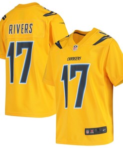 Philip Rivers Los Angeles Chargers Nike Youth Inverted Game Jersey - Gold - Robokeg