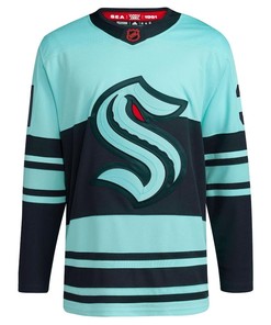 Philipp Grubauer 31 Seattle Kraken Reverse Retro 2.0 Jersey - Teal - Robokeg