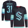 Philipp Grubauer Seattle Kraken Adidas Home Authentic Primegreen Player Jersey - Navy Nhl - Robokeg