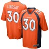 Phillip Lindsay Denver Broncos Nike Player Game Jersey - Orange - Robokeg