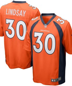 Phillip Lindsay Denver Broncos Nike Player Game Jersey - Orange - Robokeg