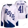 Pierre-Edouard Bellemare 2022 Stadium Series Lightning 41 White Primegreen Jersey Jersey - Robokeg