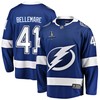 Pierre-Edouard Bellemare 41 Tampa Bay Lightning Stanley Cup 2023 Playoffs Patch Home Breakaway Men Jersey - Blue - Robokeg