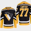 Pittsburgh Penguins 2022 Reverse Retro 2.0 Jeff Carter 77 Black Primegreen Jersey Men's - Robokeg