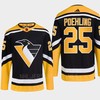 Pittsburgh Penguins 2022 Reverse Retro 2.0 Ryan Poehling 25 Black Primegreen Jersey Men's - Robokeg