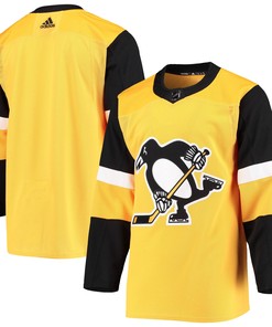 Pittsburgh Penguins Adidas Alternate Authentic Team Jersey - Gold Nhl - Robokeg