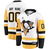 Pittsburgh Penguins Custom Away 2022 Stanley Cup Playoffs Breakaway Men Jersey - White - Robokeg