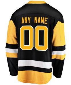Pittsburgh Penguins Custom Home 2022 Stanley Cup Final Breakaway Men Jersey - Black - Robokeg