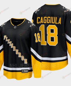Pittsburgh Penguins Drake Caggiula 18 Alternate Black Jersey Breakaway Player - Robokeg