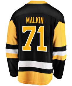 Pittsburgh Penguins Evgeni Malkin 71 Home 2022 Stanley Cup Final Breakaway Men Jersey - Black - Robokeg