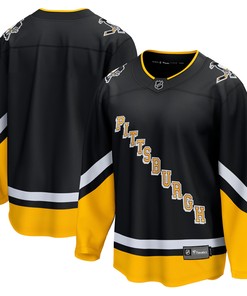 Pittsburgh Penguins Fanatics Branded 2021/22 Alternate Premier Breakaway Jersey - Black Nhl - Robokeg