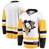Pittsburgh Penguins Fanatics Branded Breakaway Away Jersey White Nhl - Robokeg