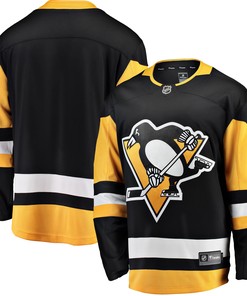 Pittsburgh Penguins Fanatics Branded Breakaway Home Jersey - Black Nhl - Robokeg