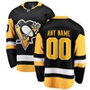 Pittsburgh Penguins Fanatics Branded Home Breakaway Custom Jersey Black Custom Jerseys Nhl - Robokeg