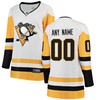 Pittsburgh Penguins Fanatics Branded Womens Away Breakaway Custom Jersey - White Custom Jerseys Nhl - Robokeg