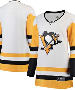 Pittsburgh Penguins Fanatics Branded Womens Away Breakaway Jersey - White Nhl - Robokeg