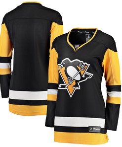 Pittsburgh Penguins Fanatics Branded Womens Breakaway Home Jersey Black Nhl - Robokeg