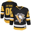 Pittsburgh Penguins Home Premier Custom Jersey - Black Custom Jerseys Nhl - Robokeg