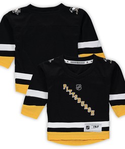 Pittsburgh Penguins Infant Alternate Replica Team Jersey - Black Nhl - Robokeg