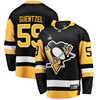 Pittsburgh Penguins Jake Guentzel 59 Home 2022 Stanley Cup Final Breakaway Men Jersey - Black - Robokeg