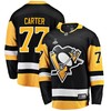 Pittsburgh Penguins Jeff Carter 77 Home 2022 Stanley Cup Final Breakaway Men Jersey - Black - Robokeg
