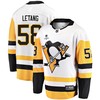 Pittsburgh Penguins Kris Letang 58 Away 2022 Stanley Cup Final Breakaway Men Jersey - White - Robokeg