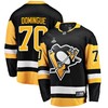 Pittsburgh Penguins Louis Domingue 70 Home 2022 Stanley Cup Final Breakaway Men Jersey - Black - Robokeg