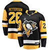 Pittsburgh Penguins Marcus Pettersson 28 Home 2022 Stanley Cup Final Breakaway Men Jersey - Black - Robokeg