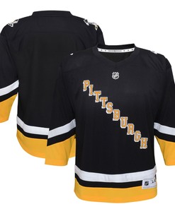 Pittsburgh Penguins Preschool 2021/22 Alternate Replica Jersey - Black Nhl - Robokeg