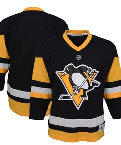 Pittsburgh Penguins Preschool Home Replica Jersey - Black Nhl - Robokeg