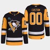 Pittsburgh Penguins Pro Black Highmark Ad Patch 2022-23 Custom 00 Jersey - Robokeg
