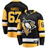 Pittsburgh Penguins Rickard Rakell 67 Home 2022 Stanley Cup Final Breakaway Men Jersey - Black - Robokeg