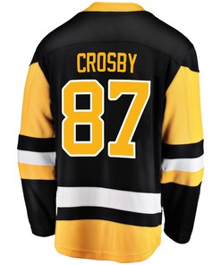 Pittsburgh Penguins Sidney Crosby 87 Home 2022 Stanley Cup Final Breakaway Men Jersey - Black - Robokeg