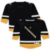 Pittsburgh Penguins Toddler Alternate Replica Team Jersey - Black Nhl - Robokeg