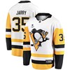 Pittsburgh Penguins Tristan Jarry 35 Away 2022 Stanley Cup Final Breakaway Men Jersey - White - Robokeg