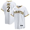Pittsburgh Pirates #2 Connor Joe Home Replica Jersey - White - Robokeg