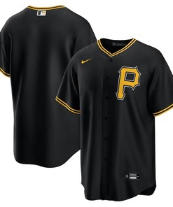 Pittsburgh Pirates Alternate Men Jersey - Black - Robokeg