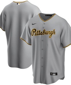 Pittsburgh Pirates Away Men Jersey - Gray - Robokeg