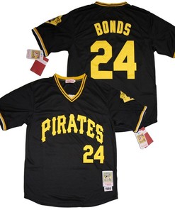 Pittsburgh Pirates Barry Bonds #24 2020 Mlb Black Jersey - Robokeg