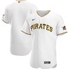 Pittsburgh Pirates Home Authentic Team Jersey White Mlb - Robokeg