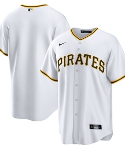 Pittsburgh Pirates Home Blank Replica Jersey - White Mlb - Robokeg
