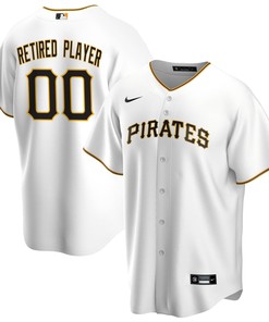 Pittsburgh Pirates Home Pick-a-player Retired Roster Replica Jersey - White Custom Jerseys Mlb - Robokeg