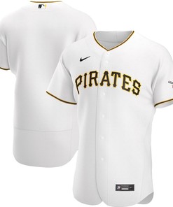 Pittsburgh Pirates Home Team Elite Jersey - White - Robokeg
