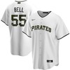 Pittsburgh Pirates Josh Bell #55 2020 Mlb White Jersey - Robokeg