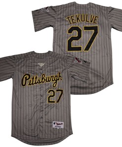 Pittsburgh Pirates Kent Tekulve #27 2020 Mlb Dark Grey Jersey - Robokeg
