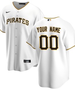 Pittsburgh Pirates Replica Custom Jersey - White Custom Jerseys Mlb - Robokeg