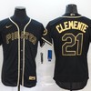 Pittsburgh Pirates Roberto Clemente #21 2020 Mlb Black Jersey A4 - Robokeg